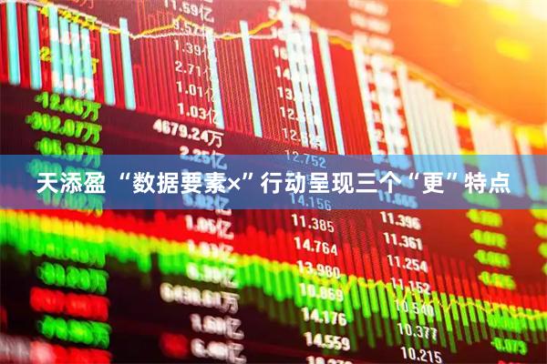 天添盈 “数据要素×”行动呈现三个“更”特点