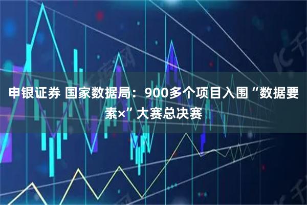 申银证券 国家数据局：900多个项目入围“数据要素×”大赛总决赛