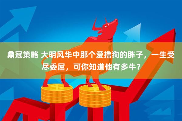 鼎冠策略 大明风华中那个爱撸狗的胖子，一生受尽委屈，可你知道他有多牛？