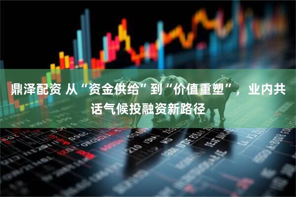 鼎泽配资 从“资金供给”到“价值重塑”，业内共话气候投融资新路径